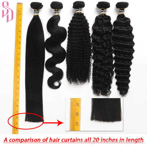Unprocessed Cuticle Aligned Virgin Human Remy Hair extension 12a Raw indian Brazilian natural hair extension Hair bundles vendor